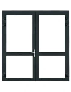 Aluminium Tür Brandschutztür 2250 x 2350 mm MB-78EI T30