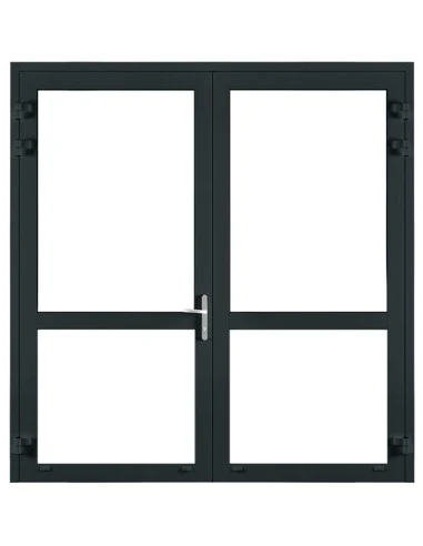Aluminium Tür Brandschutztür 2250 x 2350 mm MB-78EI T30