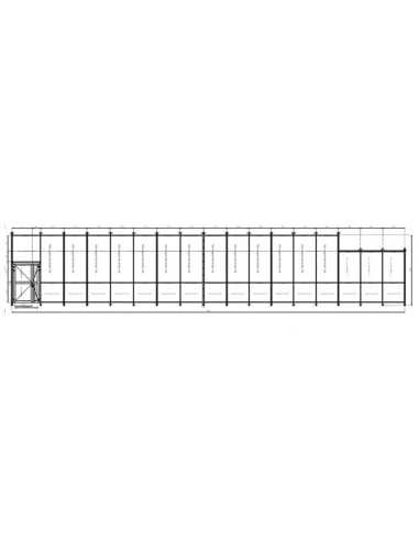 Aluminium Fassaden 22800 x 4240 mm MB-SR50N