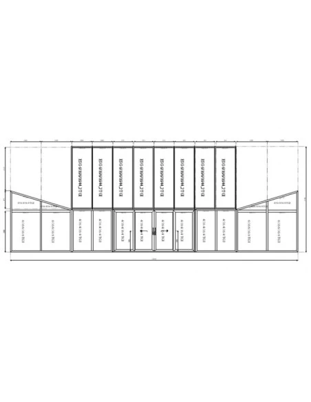 Aluminium Wintergarten 14049 x 5150 mm