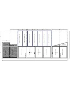 Aluminium Wintergarten 22800 x 4240 mm