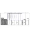 Aluminium Wintergarten 22800 x 4240 mm