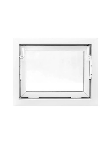 Kellerfenster Garagenfenster Stallfenster Kunststofffenster 500 x 400 mm - STANDARD