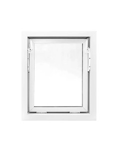 Kellerfenster Garagenfenster Stallfenster Kunststofffenster 500 x 600 mm - STANDARD 2