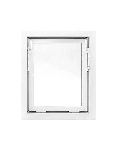 Kellerfenster Garagenfenster Stallfenster Kunststofffenster 500 x 600 mm - STANDARD
