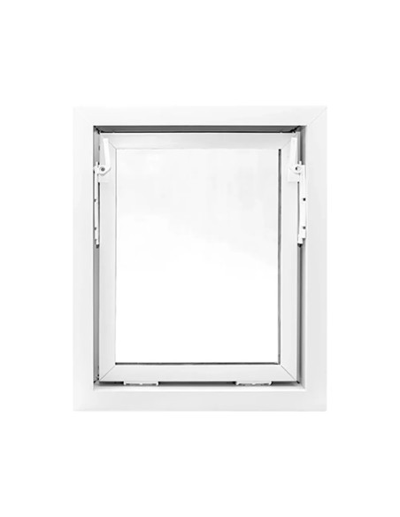 Kellerfenster Garagenfenster Stallfenster Kunststofffenster 500 x 600 mm - STANDARD