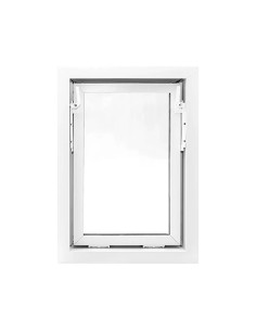 Kellerfenster Garagenfenster Stallfenster Kunststofffenster 500 x 700 mm - STANDARD 2