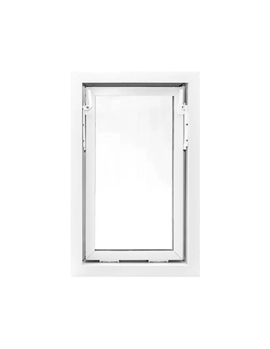 Kellerfenster Garagenfenster Stallfenster Kunststofffenster 500 x 800 mm - STANDARD