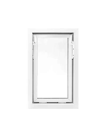 Kellerfenster Garagenfenster Stallfenster Kunststofffenster 500 x 800 mm - STANDARD