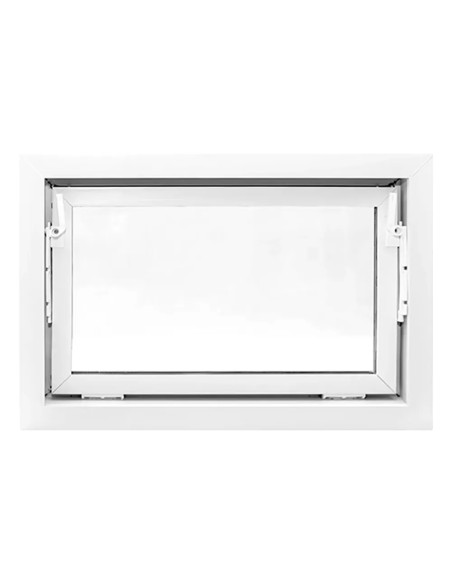 Kellerfenster Garagenfenster Stallfenster Kunststofffenster 600 x 400 mm - STANDARD