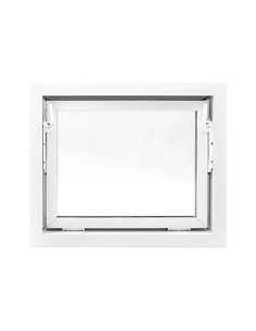 Kellerfenster Garagenfenster Stallfenster Kunststofffenster 600 x 500 mm - STANDARD 2