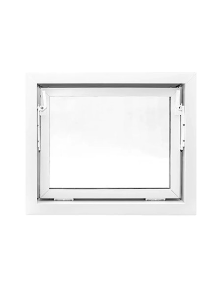 Kellerfenster Garagenfenster Stallfenster Kunststofffenster 600 x 500 mm - STANDARD