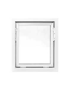 Kellerfenster Garagenfenster Stallfenster Kunststofffenster 600 x 700 mm - STANDARD 2