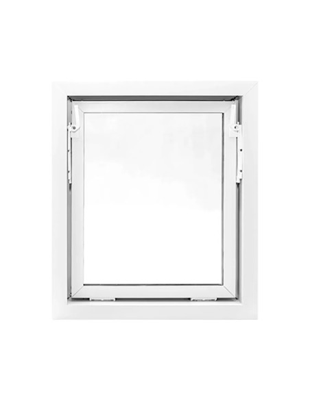 Kellerfenster Garagenfenster Stallfenster Kunststofffenster 600 x 700 mm - STANDARD