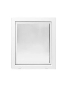 Kellerfenster Garagenfenster Stallfenster Kunststofffenster 600 x 700 mm - STANDARD