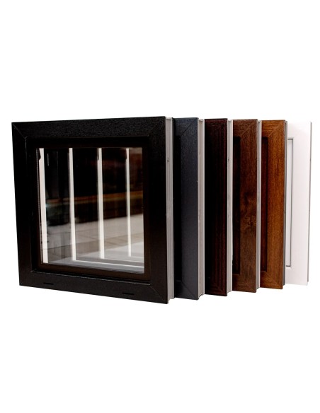 Kellerfenster Garagenfenster Stallfenster Kunststofffenster 600 x 800 mm - STANDARD