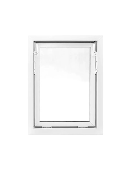 Kellerfenster Garagenfenster Stallfenster Kunststofffenster 600 x 800 mm - STANDARD