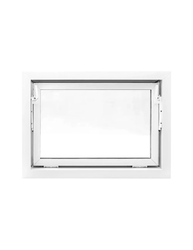 Kellerfenster Garagenfenster Stallfenster Kunststofffenster 700 x 500 mm - STANDARD