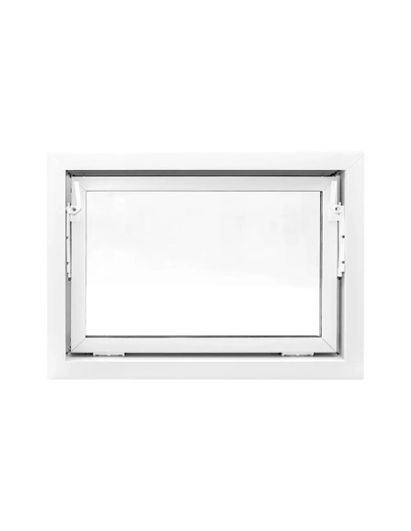 Kellerfenster Garagenfenster Stallfenster Kunststofffenster 700 x 500 mm - STANDARD