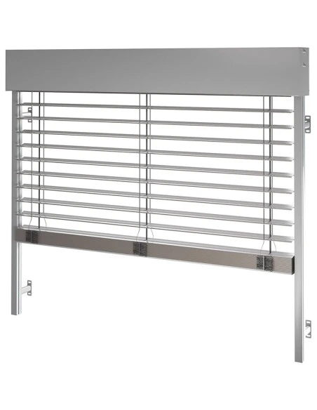 Raffstore Z90 1500 x 1500 mm mit Antrieb