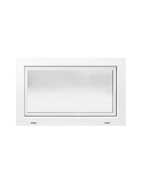 Kellerfenster Garagenfenster Stallfenster Kunststofffenster 800 x 500 mm - STANDARD