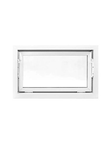 Kellerfenster Garagenfenster Stallfenster Kunststofffenster 800 x 500 mm - STANDARD