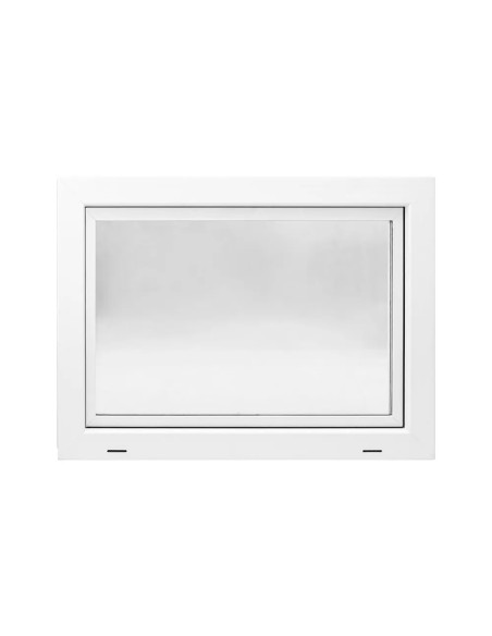 Kellerfenster Garagenfenster Stallfenster Kunststofffenster 800 x 600 mm - STANDARD
