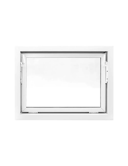 Kellerfenster Garagenfenster Stallfenster Kunststofffenster 800 x 600 mm - STANDARD