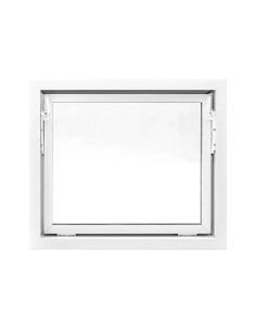 Kellerfenster Garagenfenster Stallfenster Kunststofffenster 800 x 700 mm - STANDARD 2