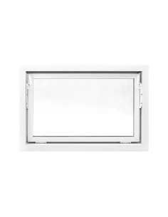 Kellerfenster Garagenfenster Stallfenster Kunststofffenster 900 x 600 mm - STANDARD 2