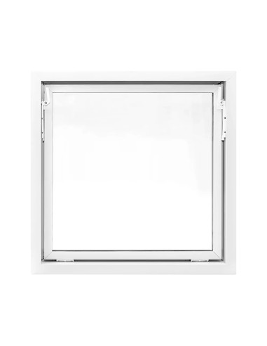 Kellerfenster Garagenfenster Stallfenster Kunststofffenster 900 x 900 mm - STANDARD
