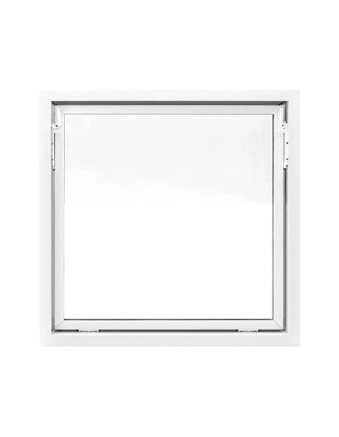Kellerfenster Garagenfenster Stallfenster Kunststofffenster 1000 x 1000 mm - STANDARD