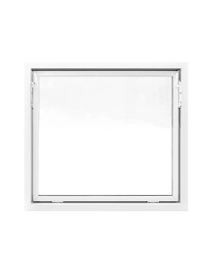 Kellerfenster Garagenfenster Stallfenster Kunststofffenster 1100 x 1000 mm - STANDARD 2