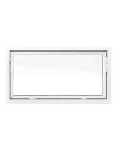 Kellerfenster Garagenfenster Stallfenster Kunststofffenster 1300 x 700 mm - STANDARD 2