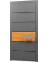 Aluminium Tür Haustür Eingangstür - AN04