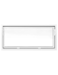 Kellerfenster Garagenfenster Stallfenster Kunststofffenster 1500 x 700 mm - STANDARD 2