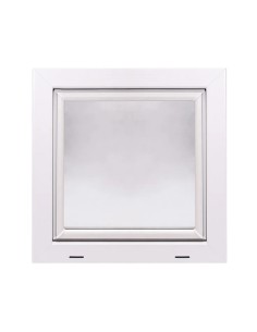 Kellerfenster Garagenfenster Stallfenster Kunststofffenster 600 x 600 mm - PREMIUM