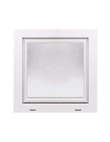 Kellerfenster Garagenfenster Stallfenster Kunststofffenster 600 x 600 mm - PREMIUM