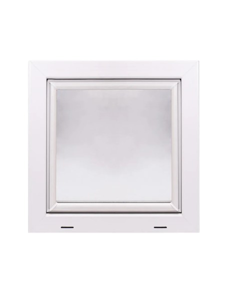 Kellerfenster Garagenfenster Stallfenster Kunststofffenster 600 x 600 mm - PREMIUM