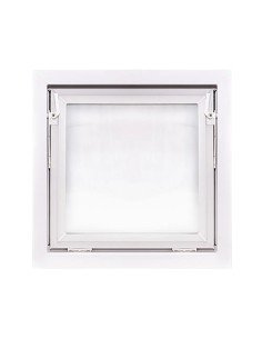 Kellerfenster Garagenfenster Stallfenster Kunststofffenster 600 x 600 mm - PREMIUM 2