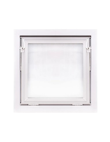 Kellerfenster Garagenfenster Stallfenster Kunststofffenster 600 x 600 mm - PREMIUM