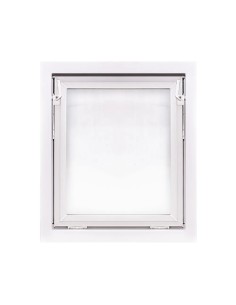 Kellerfenster Garagenfenster Stallfenster Kunststofffenster 600 x 700 mm - PREMIUM 2