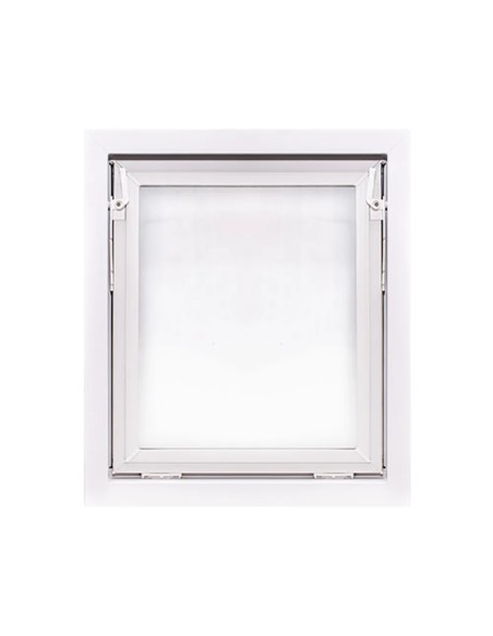 Kellerfenster Garagenfenster Stallfenster Kunststofffenster 600 x 700 mm - PREMIUM
