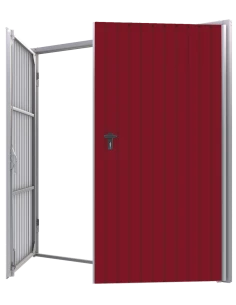 Drehtor Stahl Garagentor Zweiflügeltor Doppelflügeltor 200 x 250 cm