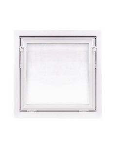 Kellerfenster Garagenfenster Stallfenster Kunststofffenster 700 x 700 mm - PREMIUM 2