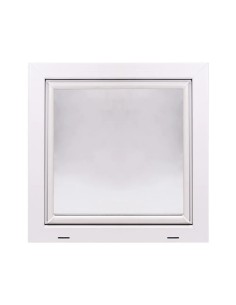 Kellerfenster Garagenfenster Stallfenster Kunststofffenster 700 x 700 mm - PREMIUM