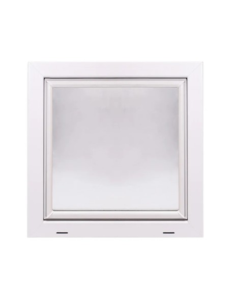 Kellerfenster Garagenfenster Stallfenster Kunststofffenster 700 x 700 mm - PREMIUM