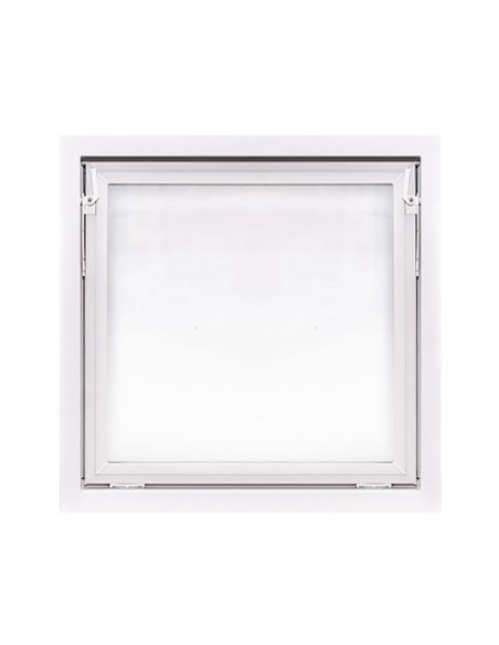 Kellerfenster Garagenfenster Stallfenster Kunststofffenster 800 x 800 mm - PREMIUM