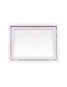 Kellerfenster Garagenfenster Stallfenster Kunststofffenster 900 x 700 mm - PREMIUM 2