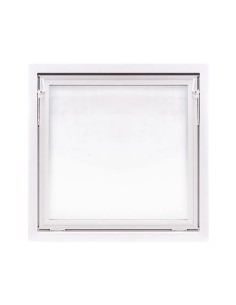Kellerfenster Garagenfenster Stallfenster Kunststofffenster 900 x 900 mm - PREMIUM 2
